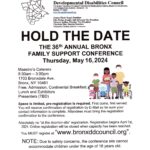 SAVE THE DATE: 26th ANNUAL FAMILY SUPPORT CONFERENCE @ MAESTRO'S CATERERS
